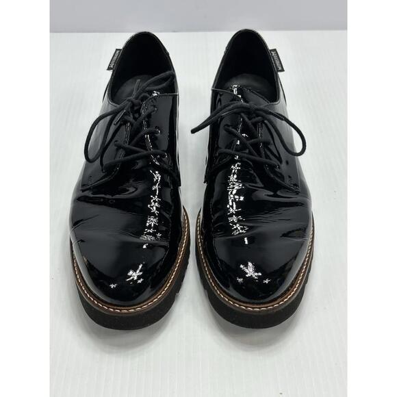Mephisto Other - Mephisto Sabatina Black Patent Leather Oxford Lace‎ Up Shoes Size 9.5 Eur 7